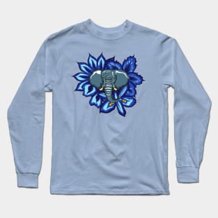 Blue Safari Long Sleeve T-Shirt